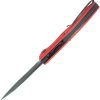 Kubey Timberwolf Linerlock - Red G10 Stonewash