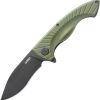Kubey Timberwolf Linerlock - OD G10 Stonewash