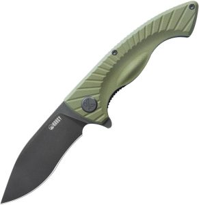 Kubey Timberwolf Linerlock - OD G10 Stonewash