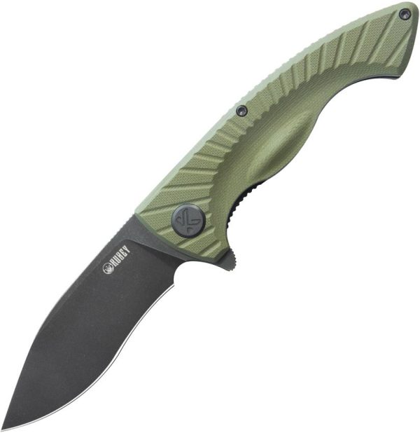 Kubey Timberwolf Linerlock - OD G10 Stonewash