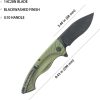 Kubey Timberwolf Linerlock - OD G10 Stonewash