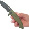 Kubey Timberwolf Linerlock - OD G10 Stonewash