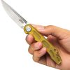 Kubey Mizo Linerlock Folding Knife - Ultem Handle