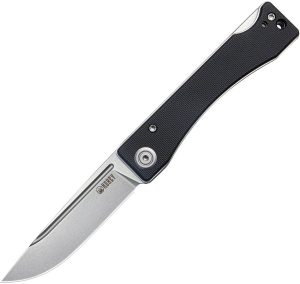 Kubey Akino Lockback Black G10 Folding Knife