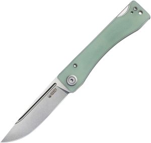 Kubey Akino Lockback Jade G10 Folding Knife