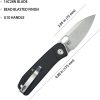 Kubey Hyde Linerlock Black G10 Folding Knife