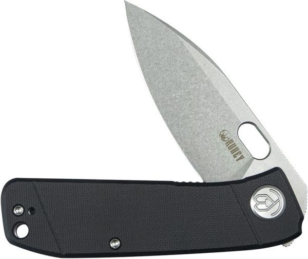 Kubey Hyde Linerlock Black G10 Folding Knife