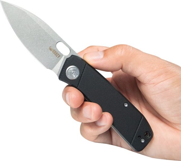 Kubey Hyde Linerlock Black G10 Folding Knife