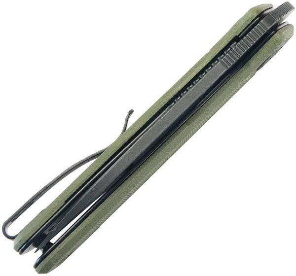 Kubey Hyde Linerlock OD Green G10 Folding Knife