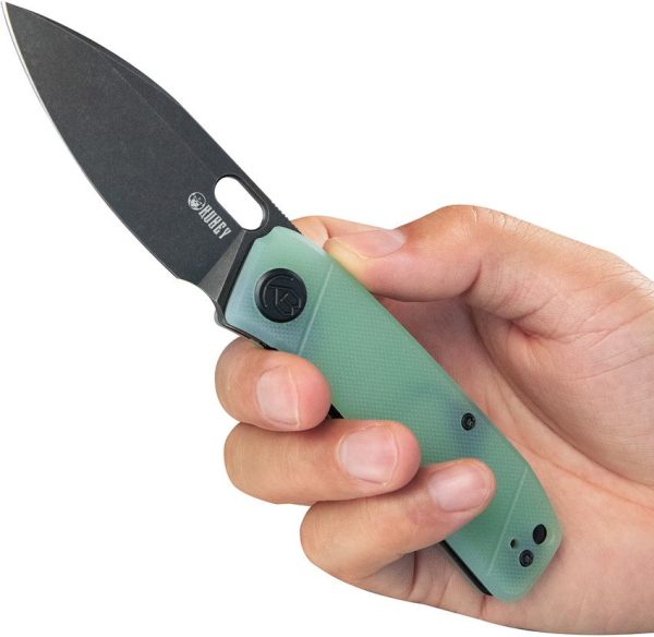 Kubey Hyde Linerlock Jade G10 Folding Knife