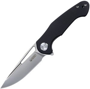 Kubey Dugu Linerlock Black G10 Extended Tang