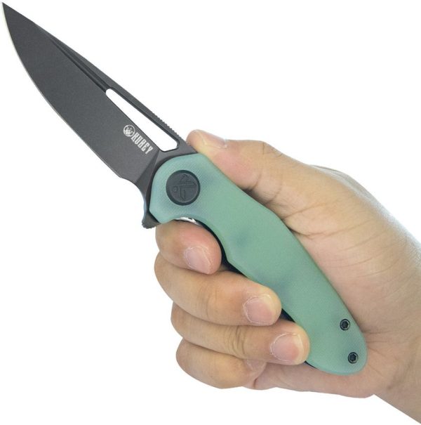 Kubey Dugu Linerlock Jade G10 BlackWash