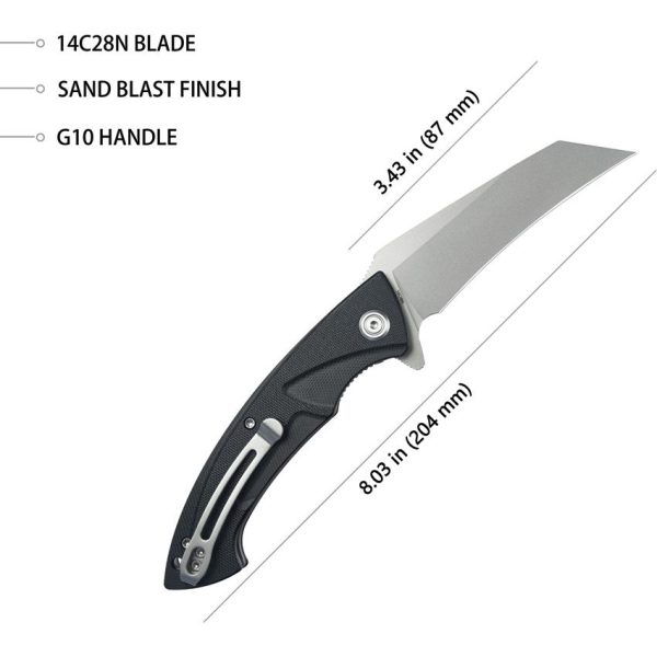 Kubey Anteater Nest Linerlock Black G10