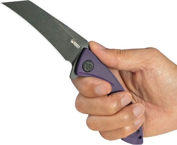 KUB212M_add_03.jpg Kubey Anteater Nest Linerlock Purple BlackWash