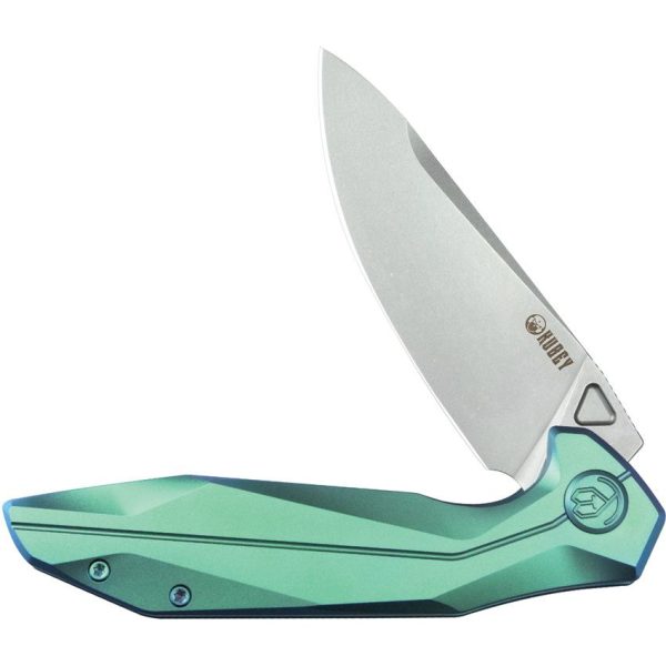 Nova Framelock Green Titanium