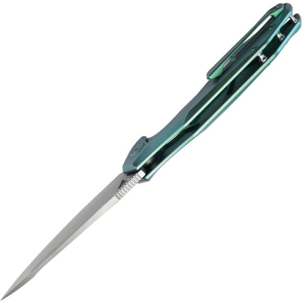 Nova Framelock Green Titanium