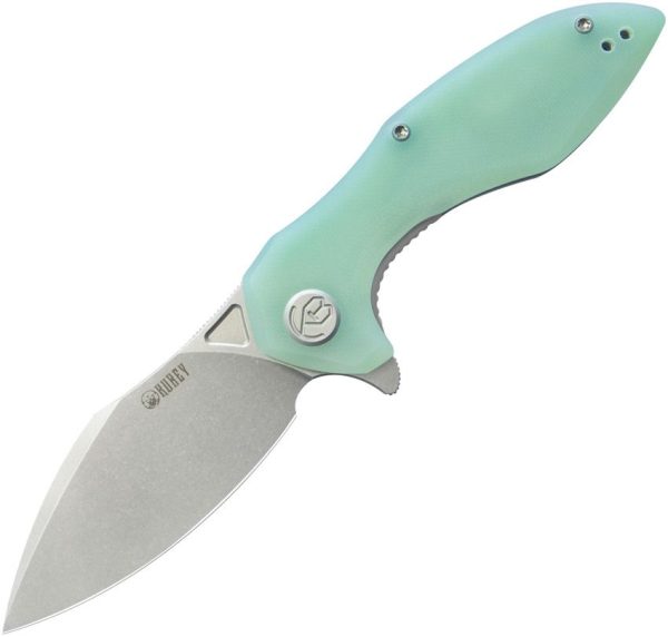KUB236M.jpg Kubey Noble Linerlock Jade G10 Stonewash