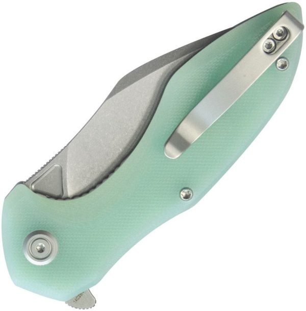 KUB236M_add_01.jpg Kubey Noble Linerlock Jade G10 Stonewash