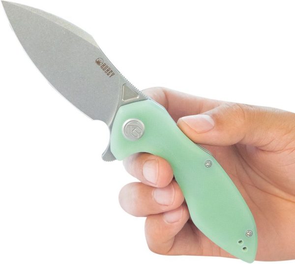 KUB236M_add_03.jpg Kubey Noble Linerlock Jade G10 Stonewash