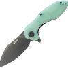 KUB236Q.jpg Kubey Noble Linerlock Jade Black Stonewash