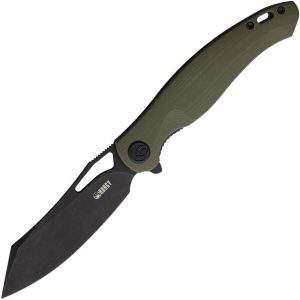 Kubey Drake Linerlock Green G10 AUS-10A