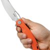 Kubey Drake Linerlock Orange G10 AUS-10A