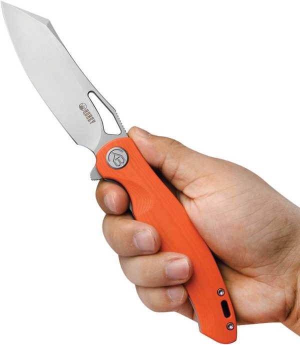 Kubey Drake Linerlock Orange G10 AUS-10A