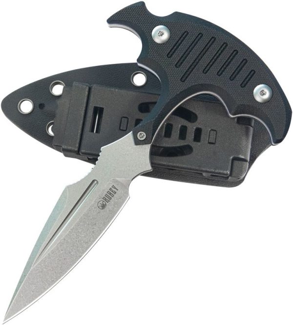 Kubey Medusa Push Dagger Black G10