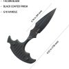 Kubey Medusa Push Dagger Black Stonewash