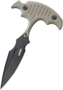 Kubey Medusa Push Dagger Tan G10 - 3.7 inch Blade