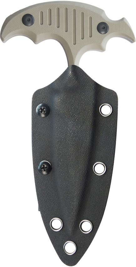 Kubey Medusa Push Dagger Tan G10 - 3.7 inch Blade