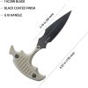Kubey Medusa Push Dagger Tan G10 - 3.7 inch Blade