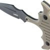 Kubey Medusa Push Dagger Tan G10 - 3.7 inch Blade