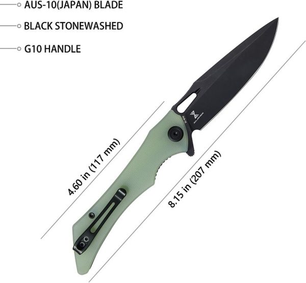 Raven Linerlock Black Jade