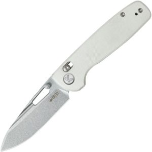 KUB248G.jpg Kubey Bluff Axis Lock White G10 - 3.13 inch