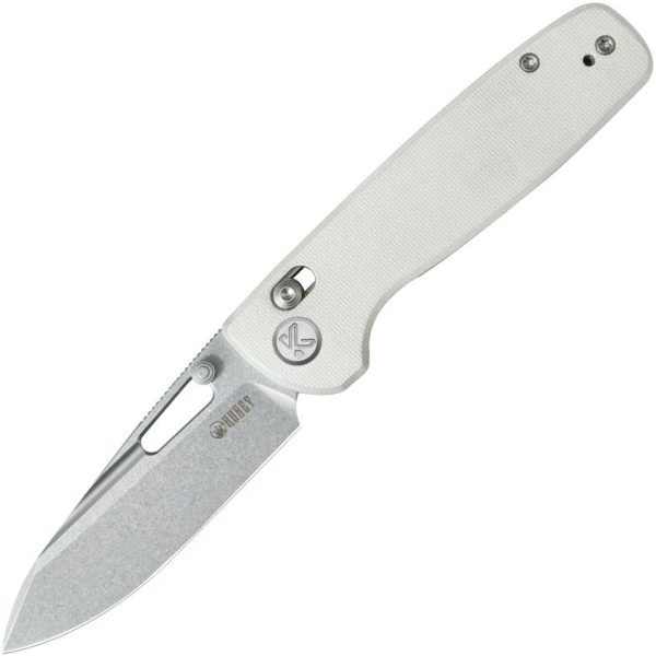 Kubey Bluff Axis Lock White G10 - 3.13 inch