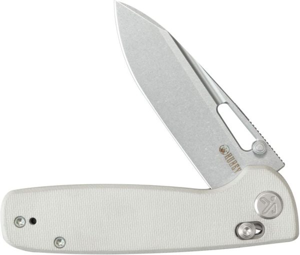 Kubey Bluff Axis Lock White G10 - 3.13 inch