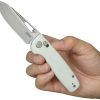 Kubey Bluff Axis Lock White G10 - 3.13 inch