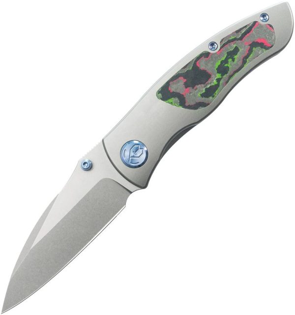 KB Knives Vertigo Framelock 3.13" S35VN Camo Carbon Folding Knife