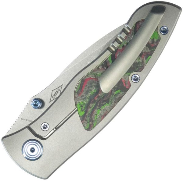 KB Knives Vertigo Framelock 3.13" S35VN Camo Carbon Folding Knife