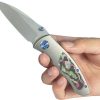 KB Knives Vertigo Framelock 3.13" S35VN Camo Carbon Folding Knife