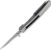 KB Knives Vertigo Framelock Folding Knife 3.13" S35VN Stonewash Wharncliffe