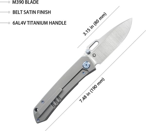 Blackout Framelock Ti Gray