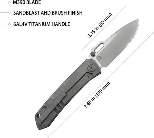 Blackout Framelock Ti Gray