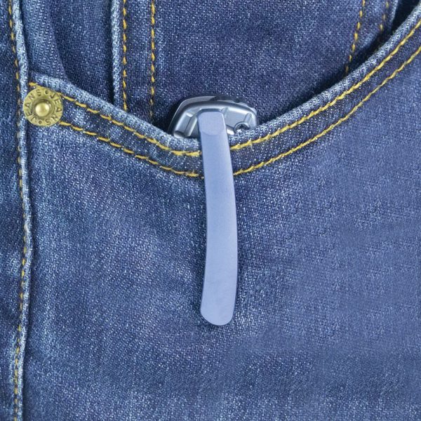 Kubey Sylow Framelock Blue Titanium - Wharncliffe