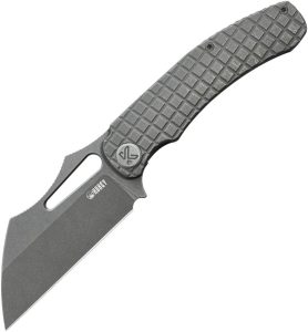 Kubey Sylow Framelock Dark Stonewash Titanium