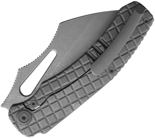 Kubey Sylow Framelock Dark Stonewash Titanium