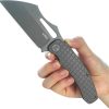 Kubey Sylow Framelock Dark Stonewash Titanium