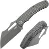 Kubey Sylow Framelock Dark Stonewash Titanium