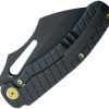 Kubey Sylow Framelock Black Titanium - Wharncliffe